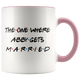 The One Where Abby Gets Married Colored Coffee Mug (11 oz)