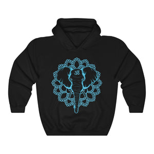 Yoga Elephant Spiritual Meditation Mandala Unisex Hoodie Hooded Sweatshirt
