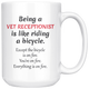 Funny Veterinary Receptionist Coffee Mug (15 oz)