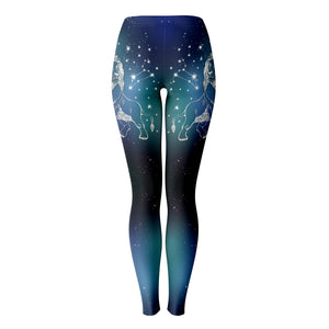 Leo Horoscope Zodiac Star Sign Leggings