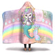 Personalized Mermaid Hooded Blanket - Casey