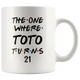 The One Where Toto Turns 21 Years Coffee Mug (11 oz)