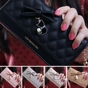 HQ Cute Cat Leather Wallet - Freedom Look