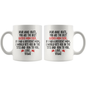 Personalized Gecko Vegas Mom Coffee Mug (11 oz)