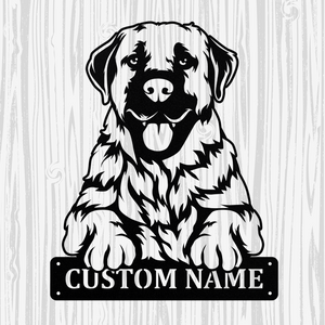 Personalized Anatolian Shepherd Metal Sign, Dog Owner Wall Art, Memorial Gift
