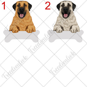 Personalized Anatolian Shepherd Dog Rescue Mom Dad Mug, Best Dog Owner Gift