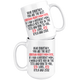 Personalized Siberian Husky Kylo and Zeus Mom Courtney Coffee Mug (15 oz)
