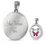 Butterflies Are The Heaven Sent Kisses Of An Angel  Pendant Necklace (Circle) - Freedom Look