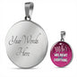 Mother Mother’s Day Family Engraved Pendant Necklace Jewelry Gift
