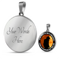 Firefighter Mom Dad Son Engraved Pendant Necklace Jewelry Gift