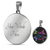 Faith, Hope, Love Butterfly Gold And Silver Circle Necklace - USA - Freedom Look