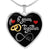 6 Years Anniversary Luxury Heart Silver Necklace - Freedom Look
