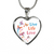 Live Life Love Butterfly Heart Shape Necklace - Freedom Look
