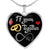 17 Years Anniversary Luxury Heart Silver Necklace - 2