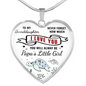 Papa's Little Girl - Granddaughter Necklace Gift for Christmas 2019