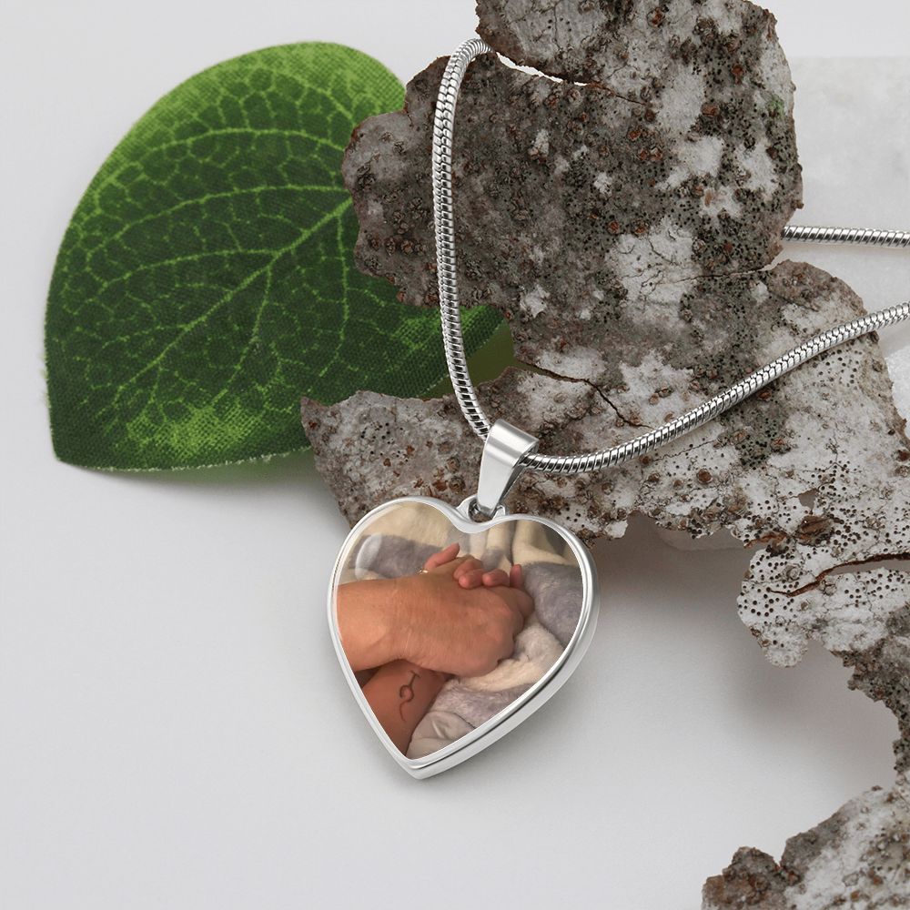 Personalized Family Custom Pendant Necklace (2 hands)