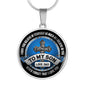 Son from Mother Dad Christian Engraved Pendant Necklace Jewelry Gift - Freedom Look