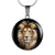 Realistic Lion Head Charm Necklace & Bangle