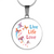 Live Life Love Butterfly Necklace And Bangle - Made in USA - Freedom Look