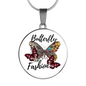 Butterfly Fashion Pendant Necklace And Bangle (Gold And Silver) - Freedom Look