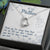 To My Mom Gift From Son Daughter - Message Box Heart Pendant Necklace