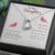 Daughter Gift From Mom Dad Heart Necklace Pendant Jewelry Women Message Box