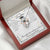 Daughter Graduation Gift Heart Necklace Pendant Jewelry Women Message Box