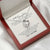 Daughter Gift From Mom Heart Pendant Jewelry Necklace Women Message Box