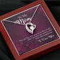 Mom from Daughter or Son Heart Pendant Necklace Women Birthday Gift