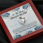 Mother-In-Law Heart Jewelry Mother’s Day Necklace Pendant Women Message Box