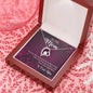 Mom from Daughter or Son Heart Pendant Necklace Women Birthday Gift