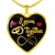 8 Year Anniversary Luxury Heart Necklace (Gold) - Freedom Look