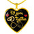 49 Year Anniversary Luxury Heart Necklace (Gold) - Freedom Look