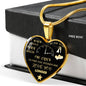 To My Wife Pendant Necklace - Christmas Gift 2019