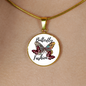 Butterfly Fashion Pendant Necklace And Bangle (Gold And Silver) - Freedom Look
