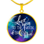 Mom From Son or Daughter Mother’s Day Engraved Pendant Necklace Jewelry Gift