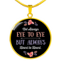 Husband For Wife Engraved Pendant Necklace Jewelry Gift