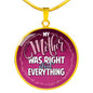 Mother Mother’s Day Family Engraved Pendant Necklace Jewelry Gift