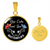 Keep Calm And Love Butterflies Circle Pendant Necklace And Bangle - Freedom Look