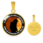 Firefighter Mom Dad Son Engraved Pendant Necklace Jewelry Gift