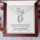 Husband To Wife Gift Forever & Always Yours Message Box + Heart Pendant Necklace