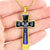 Blue Lives Matter Cross Necklace for Husband and Men's