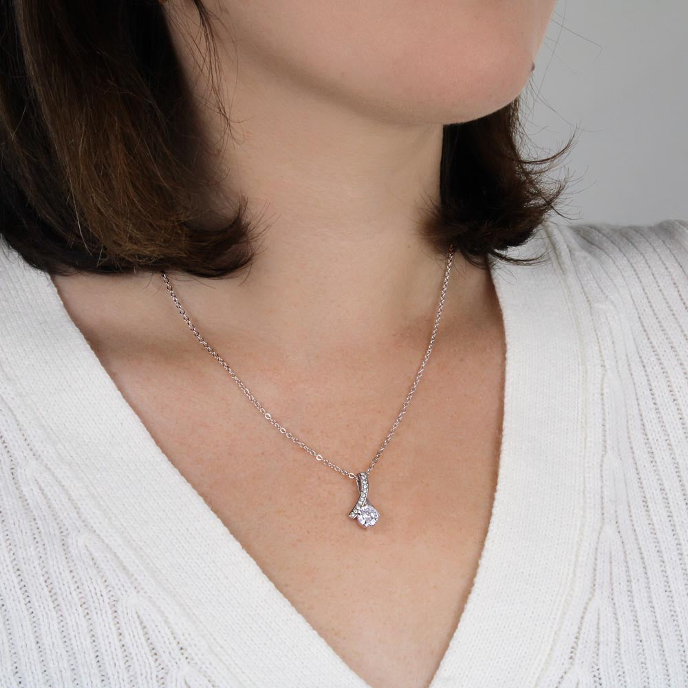Friendship Day Gift, Best Friend Forever Message Box + Necklace (Alluring Beauty)