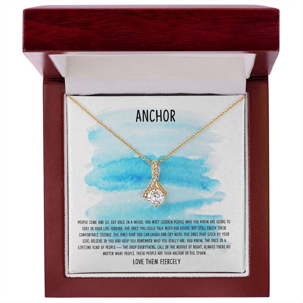 Friendship Day Gift, Best Friend Forever Message Box + Necklace (Alluring Beauty)