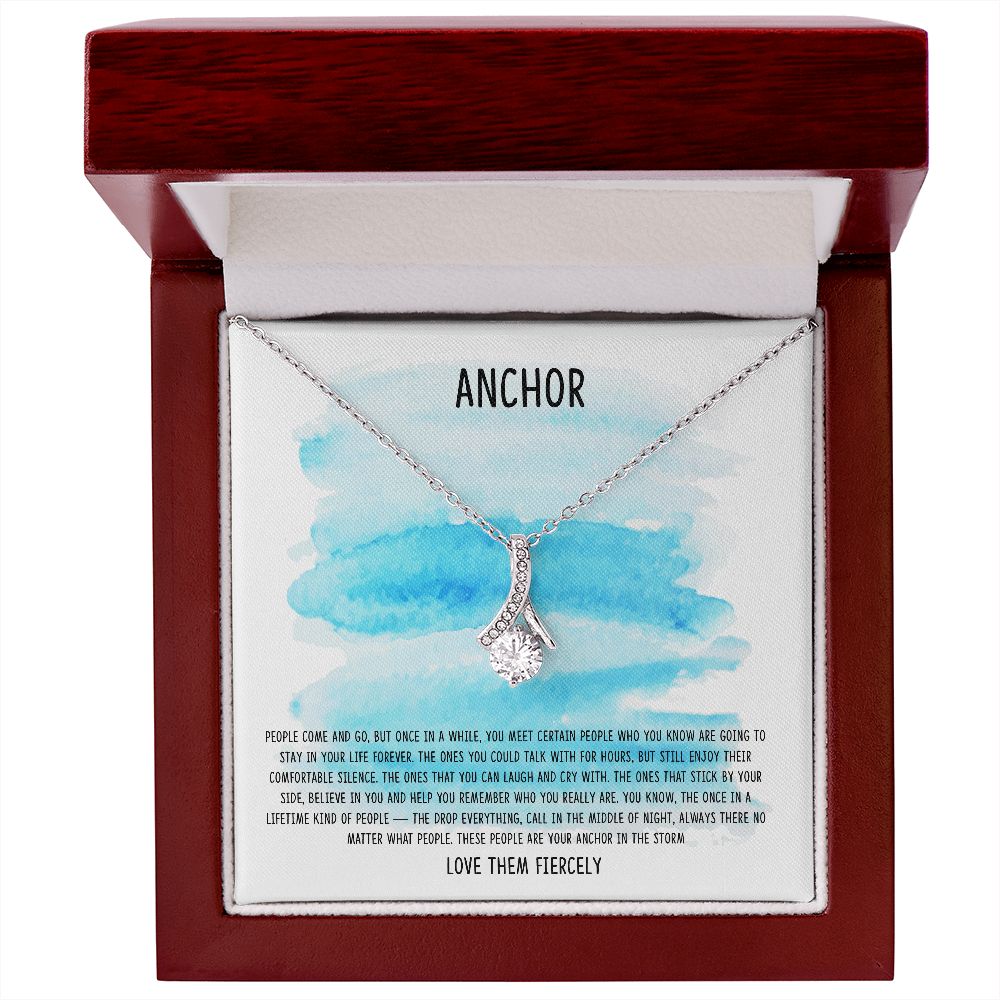 Friendship Day Gift, Best Friend Forever Message Box + Necklace (Alluring Beauty)