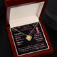 Boyfriend To Girlfriend Forever & Always Yours Message - "Love Knot" Pen. Necklace
