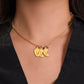 To My Mom Engraved Baby Feet Necklace