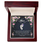 To My Mom Engraved Baby Feet Necklace