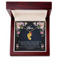 To My Mom Engraved Baby Feet Necklace