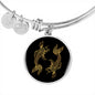 Luxury Pisces Zodiac Star Sign Bangle